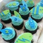 Surf Board Fondant Cupcake Or Cake Toppers Edible..