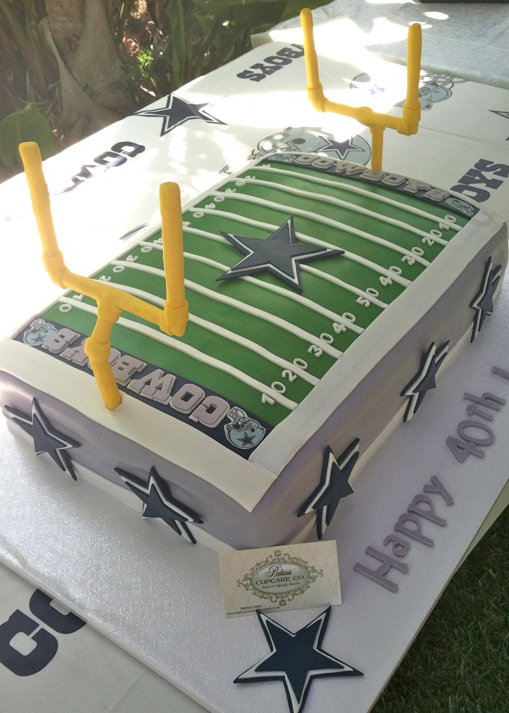 Fondant Football Field Includes 2 Field Goals, 2 End Zone Team Names, 4 Icing Image Helmets, 2 Icing Images Green For Field,yard Numbers